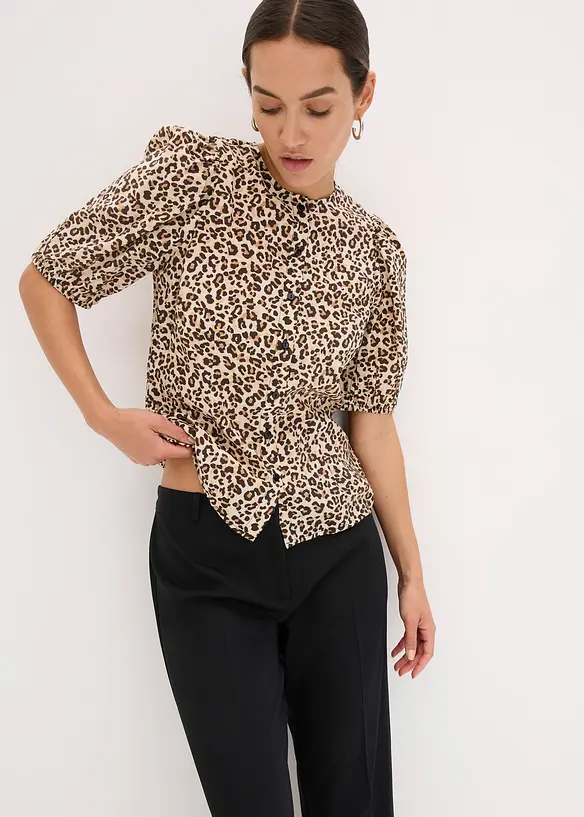 Mønstret bluse, bonprix