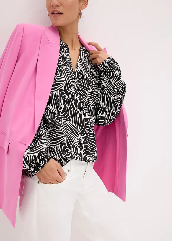 Blusetunika i lett viskose, bonprix