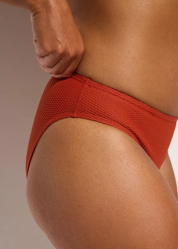 Halterneck-bikini i strukturmateriale (2-delt sett), bonprix