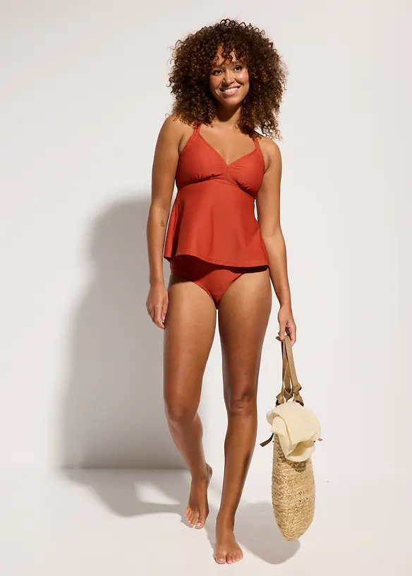 Tankini i strukturmateriale (2-delt sett), bonprix