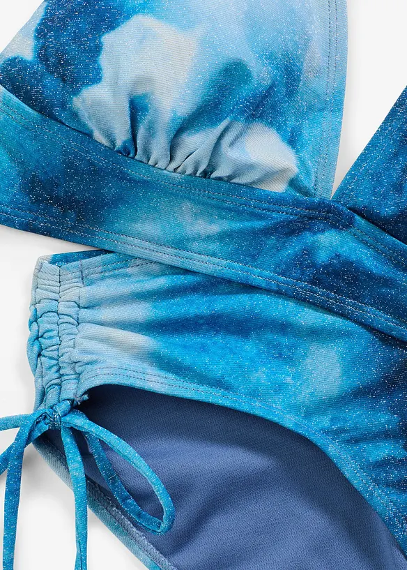 Bikini i glitrende materiale (2-delt sett), bonprix