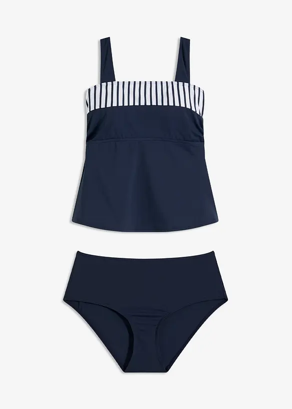 Tankini (2-delt sett) med brede stropper, bonprix