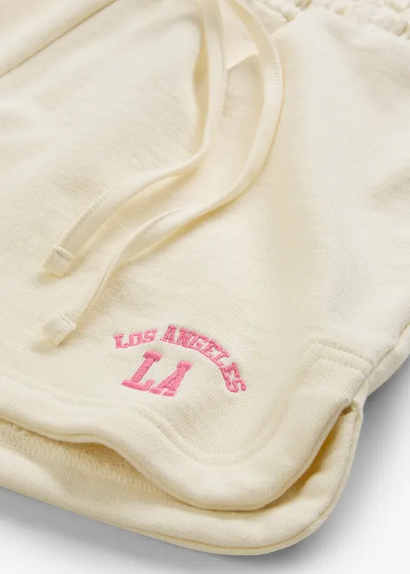 Sweatshorts i ren bomull, bonprix