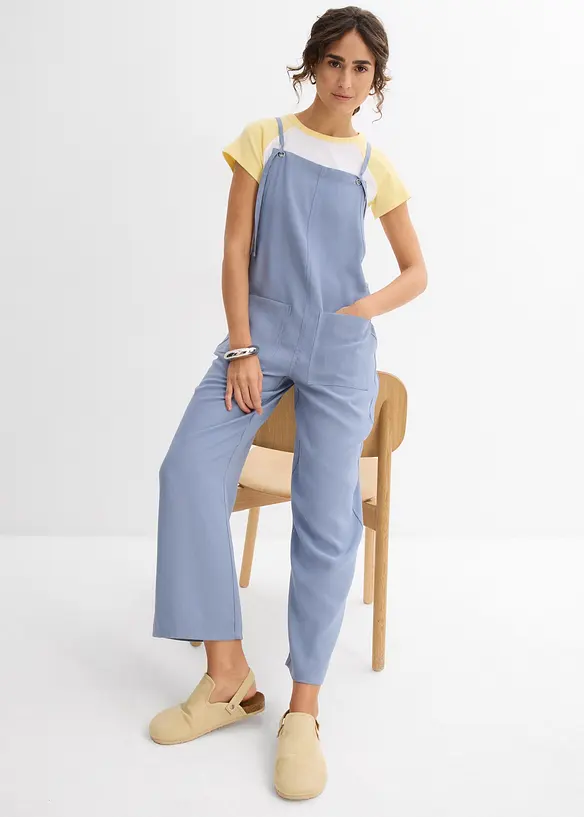 Jumpsuit i myk viskose, bonprix
