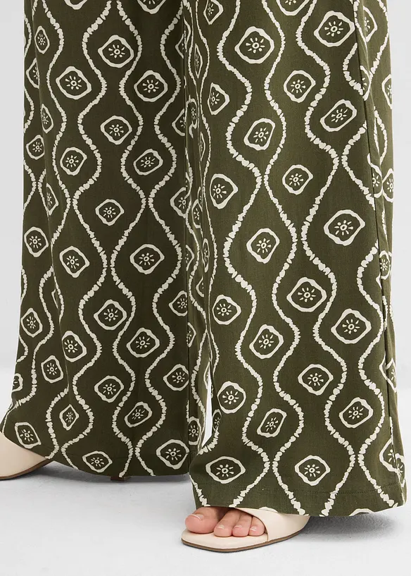 Slip on-bukse i fint fallende viskose, bonprix
