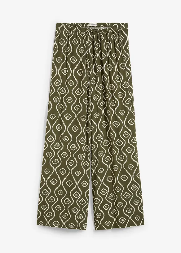 Slip on-bukse i fint fallende viskose, bonprix