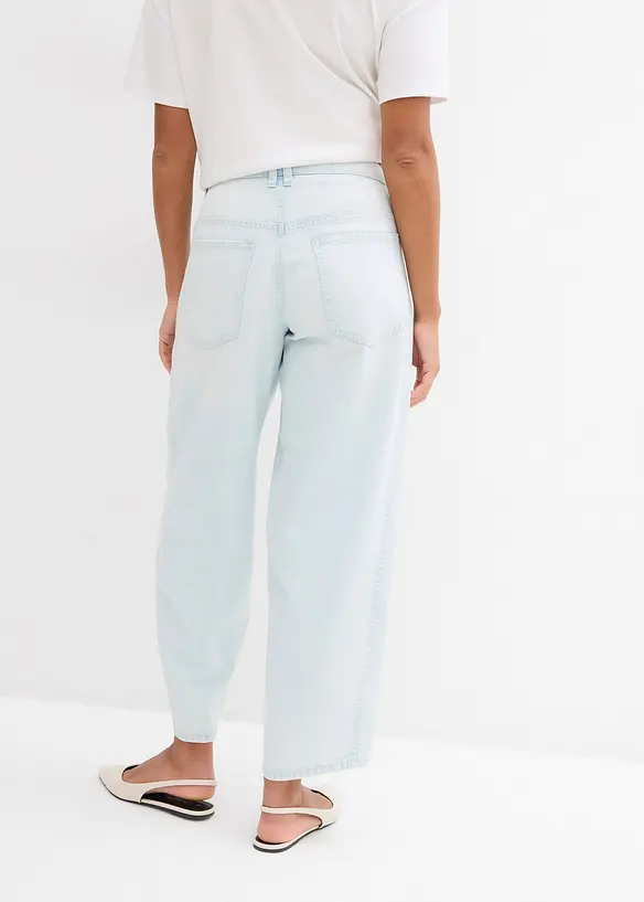 Loose Fit-jeans, Mid Waist, super soft cropped, bonprix