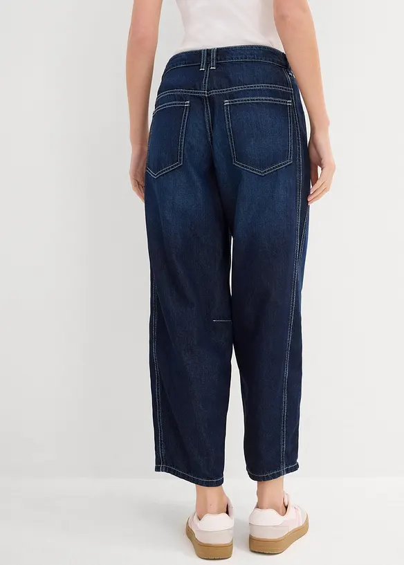 Loose Fit-jeans, Mid Waist, super soft cropped, bonprix