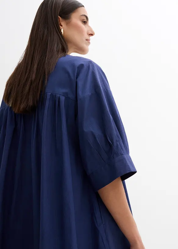 Oversized kaftankjole i 100% økologisk bomull, bonprix
