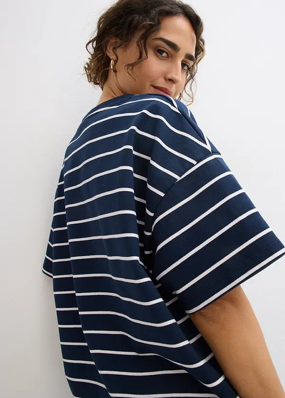 Sweatshirt i myk bomullsmiks, bonprix