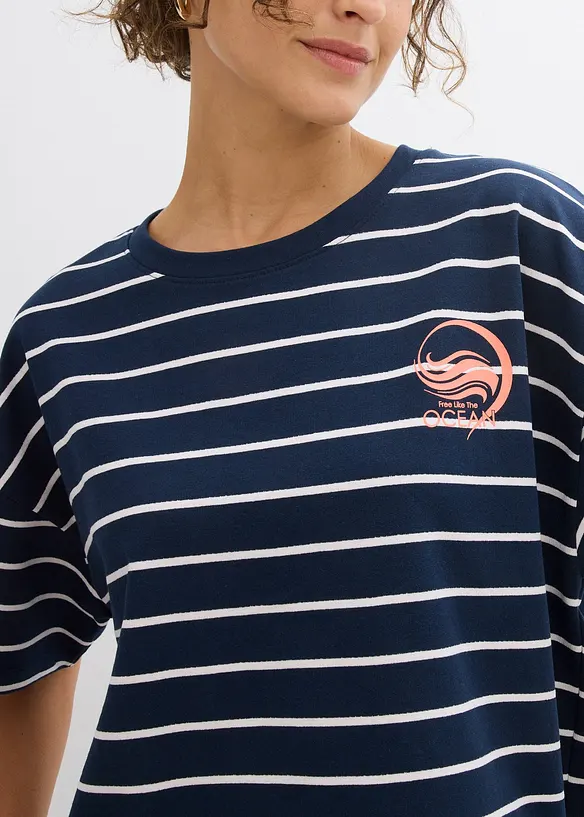 Sweatshirt i myk bomullsmiks, bonprix