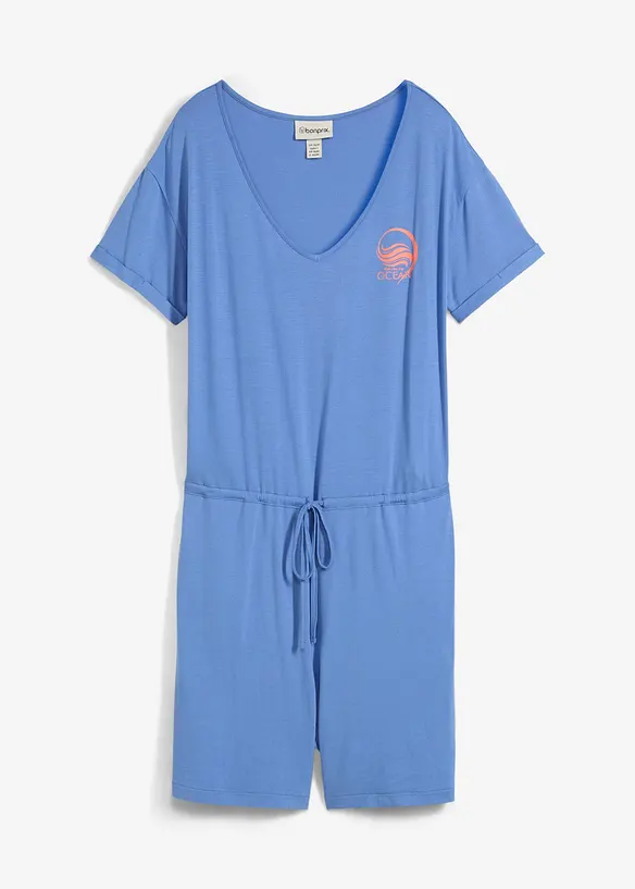 Jumpsuit i jersey i lett viskosemiks, bonprix