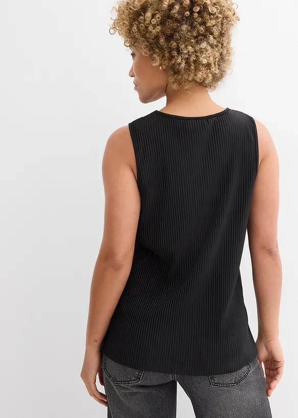 Blusetopp i resirkulert polyester, bonprix