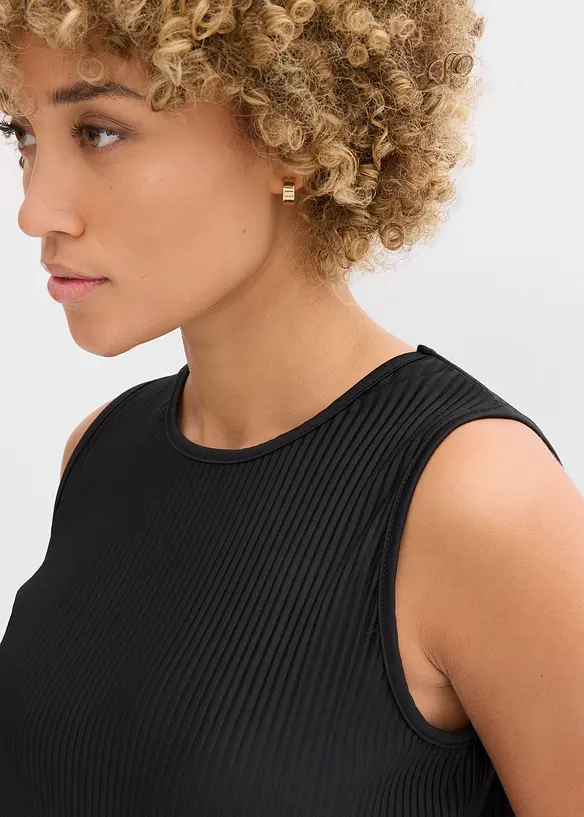 Blusetopp i resirkulert polyester, bonprix