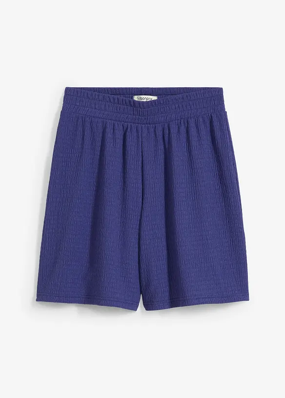 Pull on-shorts i strukturert krepp, bonprix