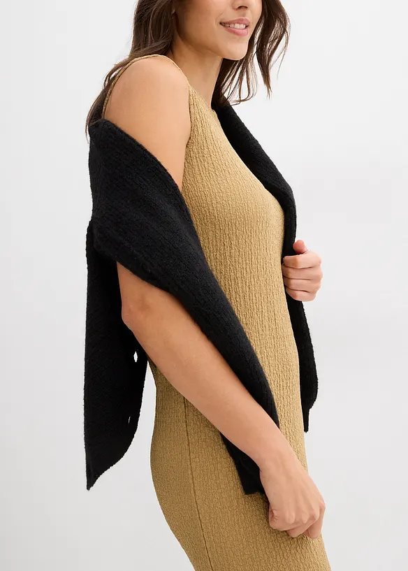 Jerseykjole i lett strukturert krepp, bonprix