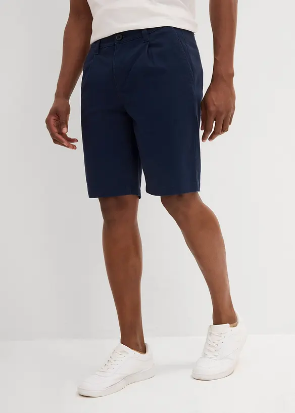 Bermudashorts med stretch og legg, Regular Fit, bonprix
