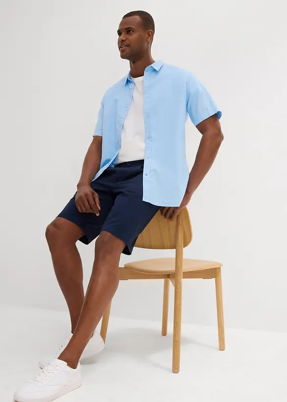 Bermudashorts med stretch og legg, Regular Fit, bonprix