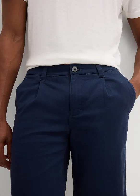 Bermudashorts med stretch og legg, Regular Fit, bonprix