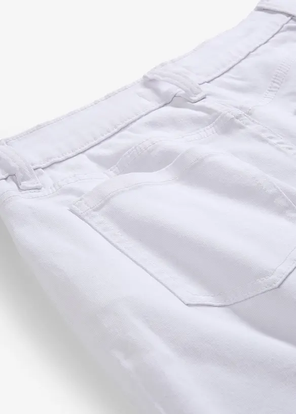 High Waist-shorts i twill, bonprix