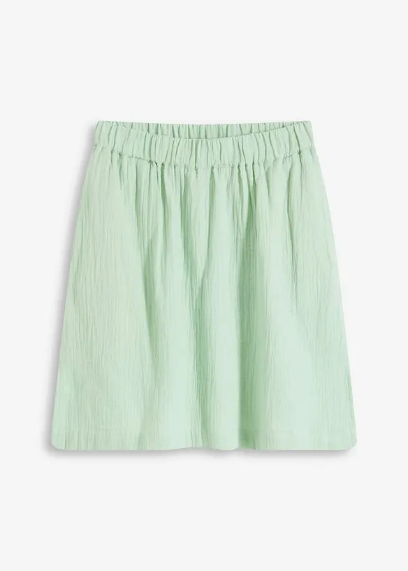 Strandskjørt i musselin, bonprix