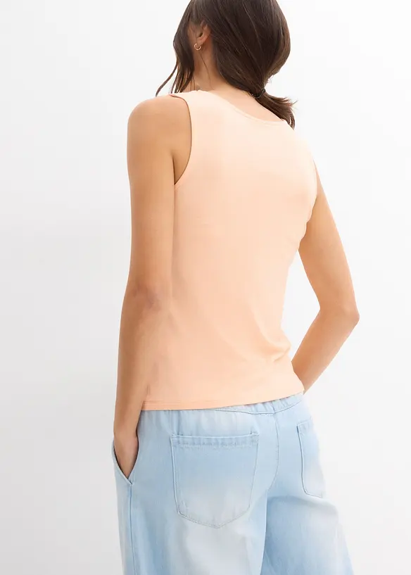Topp i myk viskose (2-pack), bonprix