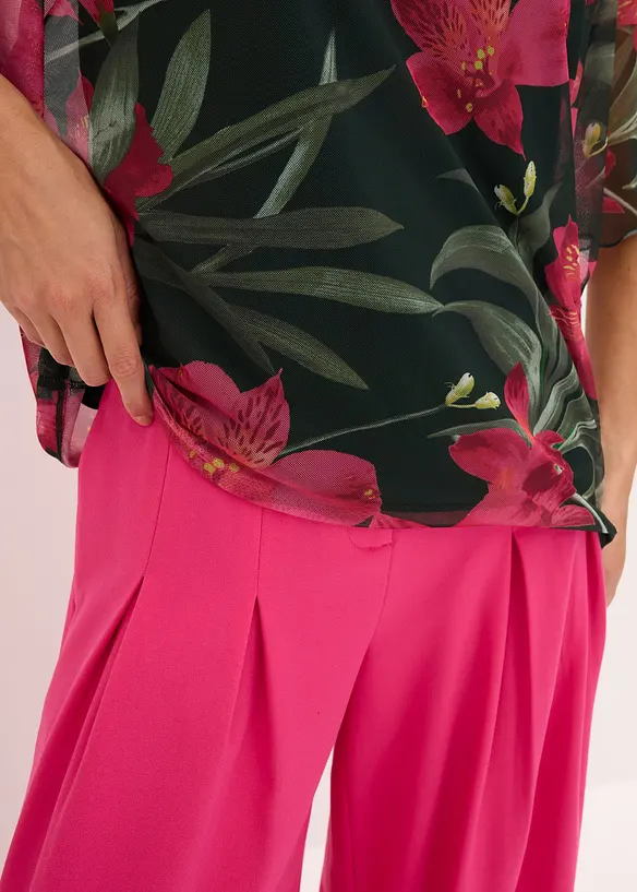 Trikot-tunika i mesh, bonprix
