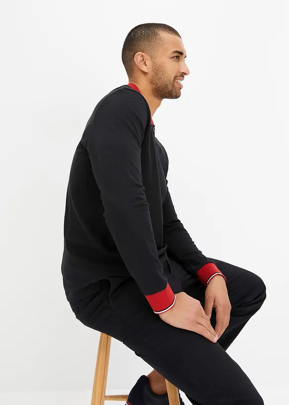 Langermet poloshirt, bonprix