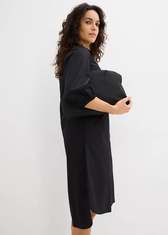 Skjortekjole i lett bomullsmateriale, bonprix