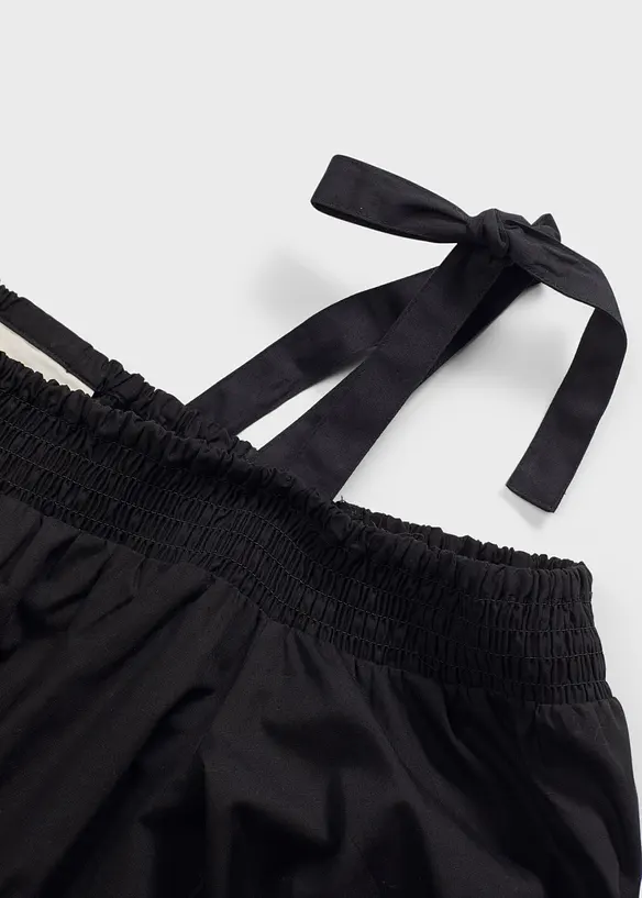 Off shoulder-kjole i økologisk bomull, bonprix