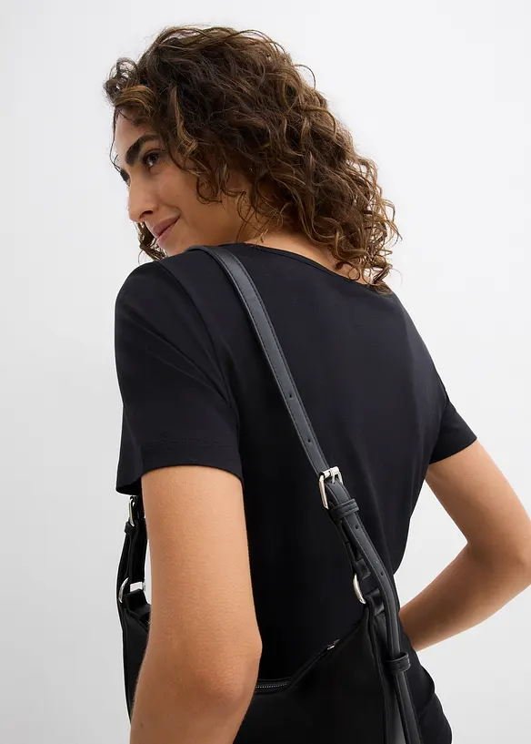 T-skjorte av myk viskose (2-pack), bonprix