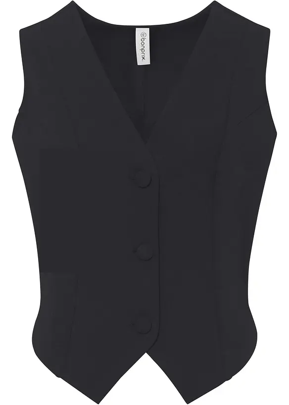 Dressvest av formstabilt interlock-materiale, bonprix