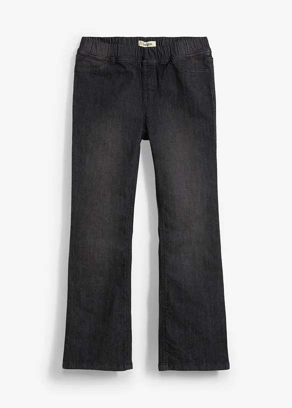Jeggings Mid Waist, Flared, bonprix