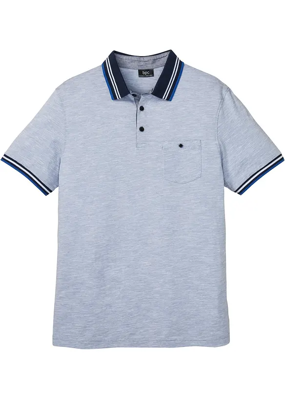 Poloskjorte i 100% bomull, bonprix