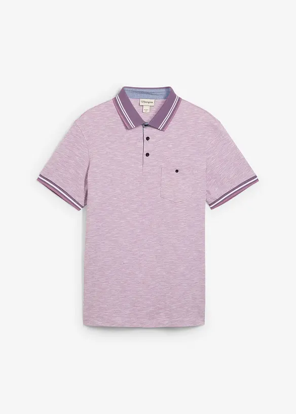 Poloskjorte i 100% bomull, bonprix