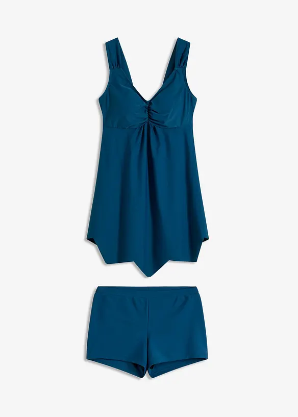 Lang tankini med brede stropper (2-delt sett), bonprix