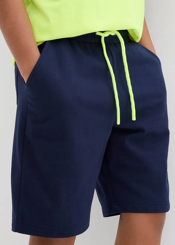 Trikot-bermudashorts i økologisk bomull, bonprix