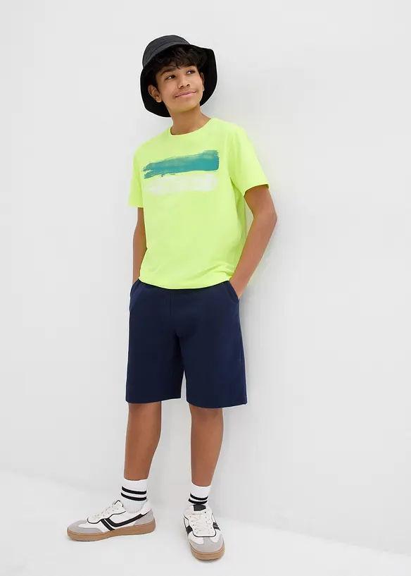 Trikot-bermudashorts i økologisk bomull, bonprix