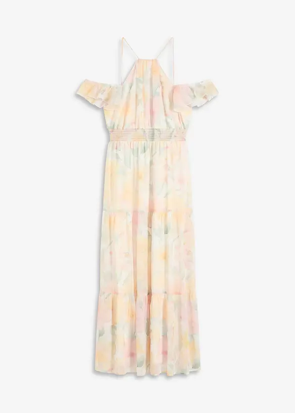 Maxikjole med print, bonprix