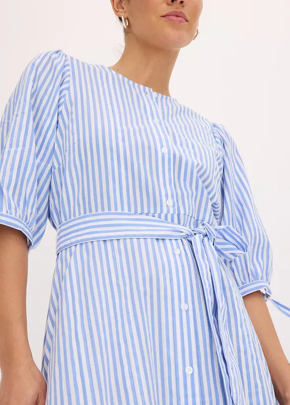 Skjortekjole med stripemønster, bonprix