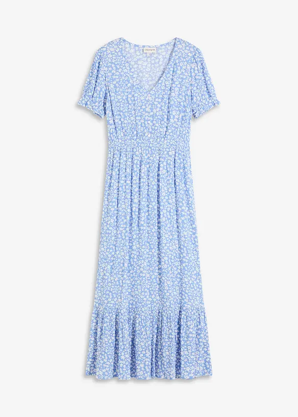 Maxikjole med print, bonprix