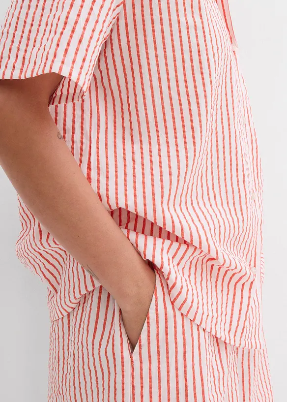 Skjortebluse i 100% bomull, bonprix