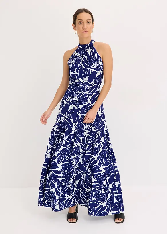Maxikjole med print, bonprix