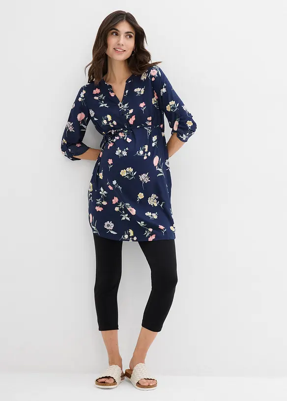 2-i-1-mamma-skjortekjole i viskose, bonprix