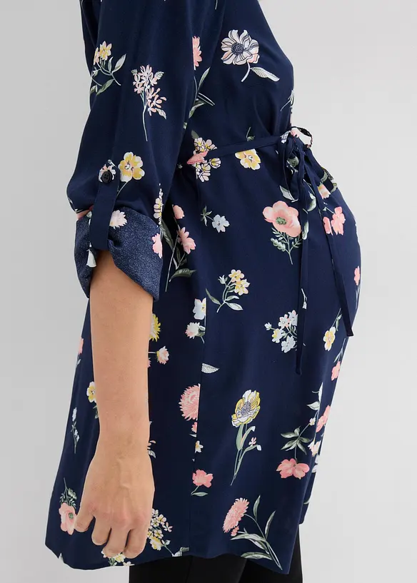 2-i-1-mamma-skjortekjole i viskose, bonprix