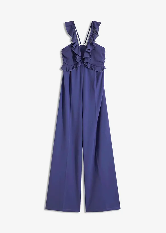 Jumpsuit med chiffon, bonprix