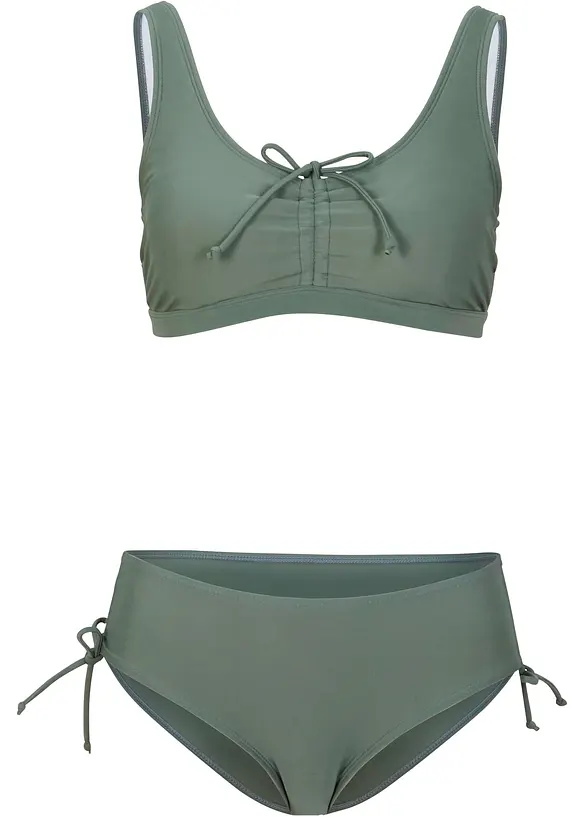 Bikini (2-delt sett) med knytebånd, bonprix