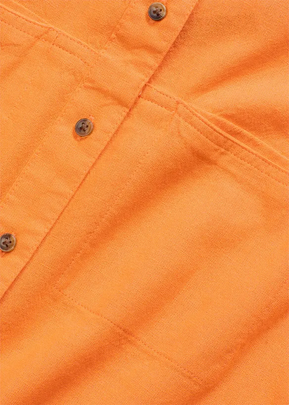 Skjortebluse i fin viskosemiks, bonprix