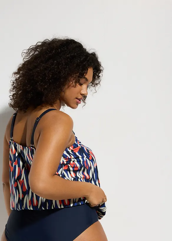 Oversize-tankini (2-delt sett), av resirkulert polyamid, bonprix