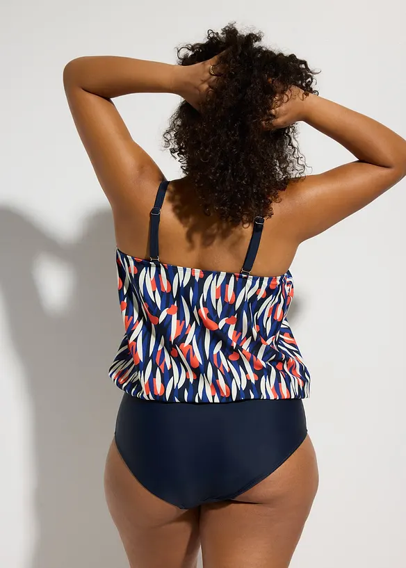 Oversize-tankini (2-delt sett), av resirkulert polyamid, bonprix